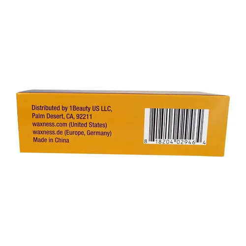 Vista 4 de Waxness Espátulas de cera de madera, 100 unidades, varillas aplicadoras en ángulo para cera corporal y de precisión, madera de abedul desechable