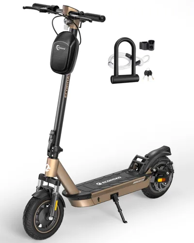 Vista 12 de ECOROAD Scooter eléctrico para adultos, motor de 750 W y 25 MPH y 30-35 millas de largo alcance, neumáticos de 8.5 y 10 pulgadas con doble