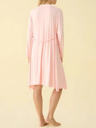 Vista 2 de Latuza Conjunto de camisón y bata de lactancia de viscosa para mujer