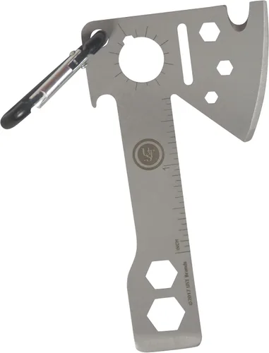 Vista 6 de UST Tool-a-Long - Mosquetones multiherramienta con construcción duradera y compacta de acero inoxidable para senderismo, kayak, campamento, viajes