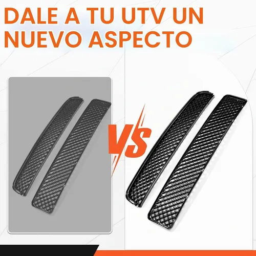 Vista 9 de Kojem Parrilla Delantera Superior e Inferior Compatible con Scion tC 2005-2010 Plástico ABS Parachoques Capó Rejilla de Malla Negra