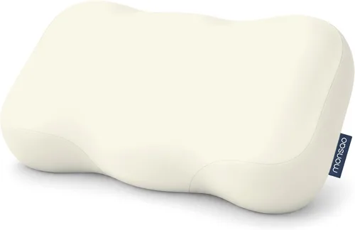 Vista 8 de Almohada cervical ergonómica para el cuello, espuma viscoelástica de Gris
