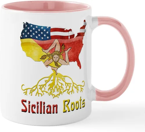 Vista 50 de CafePress Sicilia Mug - Taza de café de cerámica (11.0 fl oz)