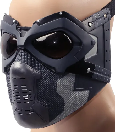 Vista 3 de Xcoser Capitán Invierno Soldado Bucky Brazo Apoyos Cosplay Ver3 Plata Armadura