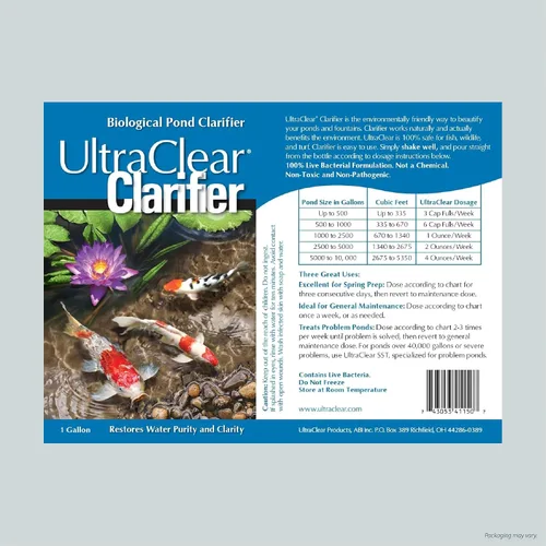 Vista 8 de Clarificador (1 galón) – Limpiador natural de estanques con bacterias beneficiosas – Mejora la claridad del agua y reduce la nubosidad para el agua