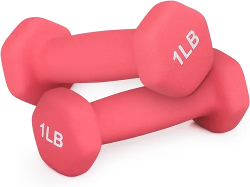 Vista 10 de MADOG - Juego de mancuernas hexagonales con revestimiento de neopreno antideslizante para equipo de gimnasio en casa, entrenamiento de fuerza