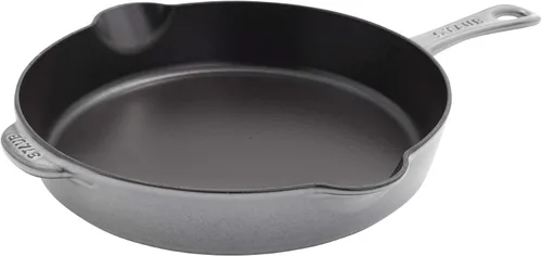 Vista 18 de STAUB Sartén tradicional de hierro fundido de 11 pulgadas - Albahaca