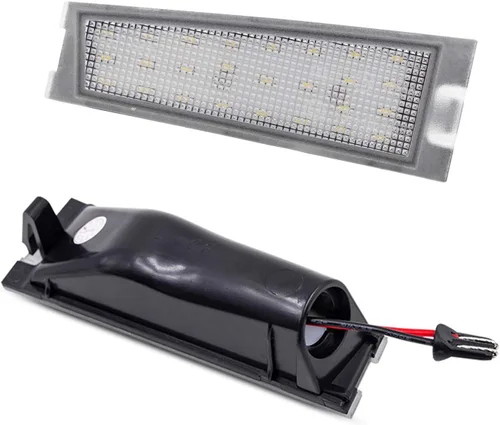 Vista 2 de Conjunto de luz LED para placa de matrícula para Cadillac CTS CTS-V Sedán 2008 2009 2010, reemplazo de lámpara de matrícula OEM 6000K xenón blanco