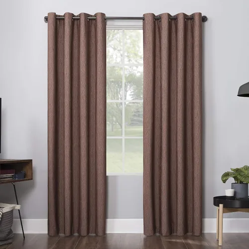 Vista 14 de Sun Zero Noir Dimensional Thermal Extreme - Cortina opaca con ojales, 52 x 96 pulgadas, gris carbón (paquete de 4)