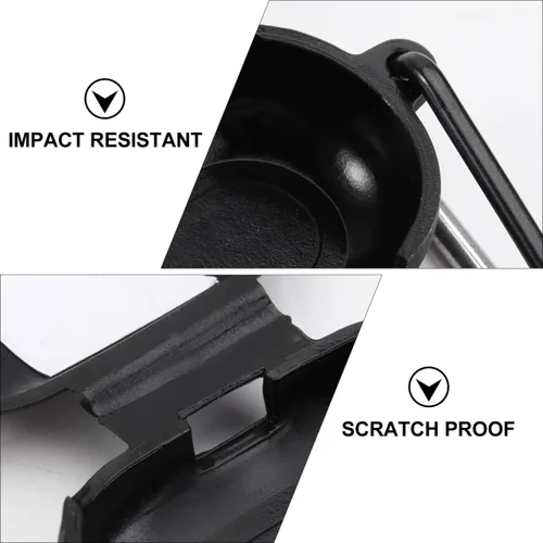 Vista 5 de Hemobllo Funda para auriculares inalámbricos compatible con Galaxy Buds Plus, paquete de 2 fundas protectoras de silicona con llavero portátil
