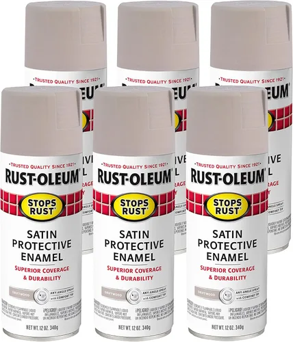 Vista 53 de Rust-Oleum 7776830 - Pintura en aerosol para prevención del óxido, 12 onzas, negro plano