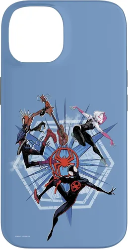Vista 4 de Funda para iPhone 16 Marvel Spider-Man: Across the Spider-Verse Miles Gwen Hobie