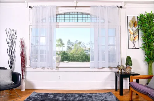 Vista 51 de All American Collection - cortinas Doli transparentes, 2 unidades Blanco