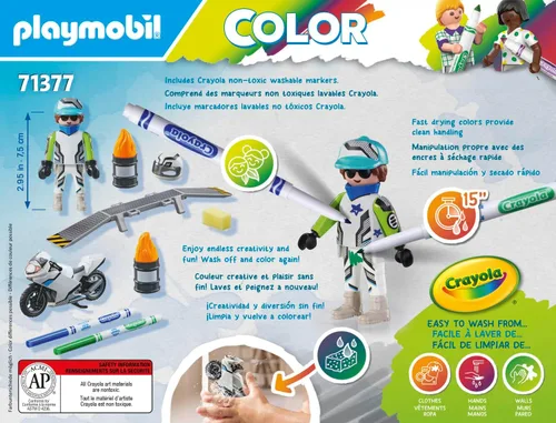 Vista 4 de Playmobil Color: moto
