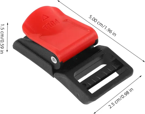 Vista 7 de 6 piezas de hebilla de casco hebilla de accesorio para casco hebilla de liberación rápida reemplazo accesorios casco motocicleta casco motocicleta