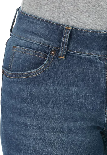 Vista 4 de Wrangler - Jeans para mujer estilo Western de tiro medio, elásticos y con corte bota