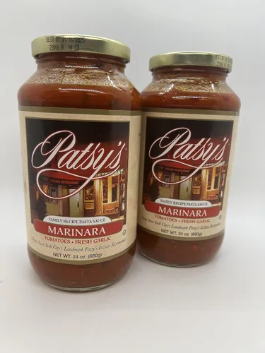 Vista 5 de Patsy's Salsa de pasta italiana, albahaca de tomate (caja de 6)