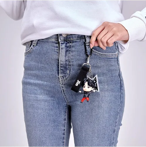 Vista 3 de BTS Tinytan Figures Llavero Llavero Kpop Merchandise Bag Accesorio Official Authentic Figurines