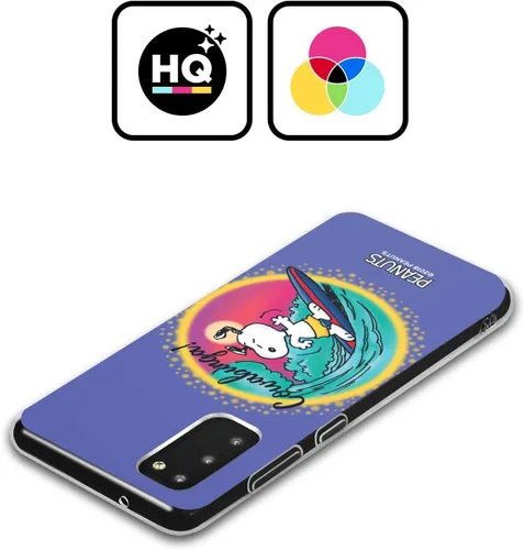 Vista 101 de Head Case Designs Officially Licensed Peanuts Beach Surf Snoopy Boardwalk Airbrush Gel Case [Military Grade Protection] Compatible with Google Pixel