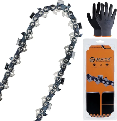 Vista 22 de Savior 4Pack GTA 26 Cadena de Motosierra Mini de 4 Pulgadas de 1/4" LP.043" de Calibre 28 Enlace de Transmisión para Podadora de Hojas Stihl GTA 26