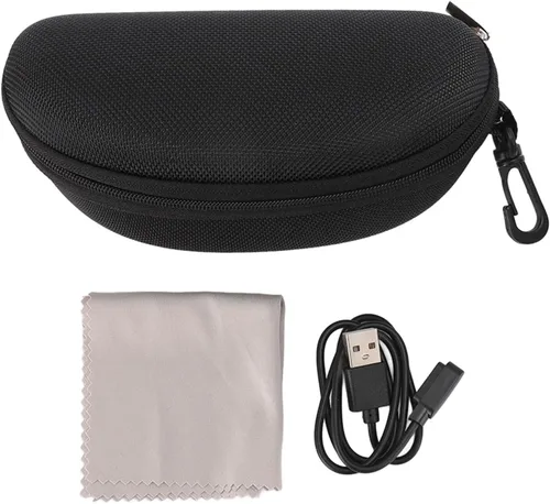 Vista 9 de Lentes de sol inteligentes con Bluetooth de audio, lentes de sol polarizados con Bluetooth V5.0 y EDR, ciclismo de oreja abierta para hombres