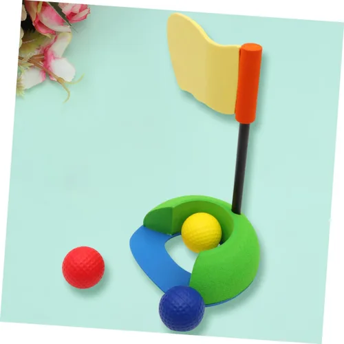 Vista 5 de YARNOW 1set Boys and Girls Outdoor Golf Set Parent-boy Girl Toy for Fun Playtime Safe Nbr Material for Kindergarten Sports and Family Bonding