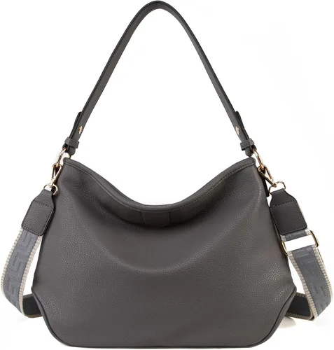 Vista 13 de Medium Women Shoulder Bag Casual Hobo Purses Daily Handbag for Everyday Use *Negro sólido