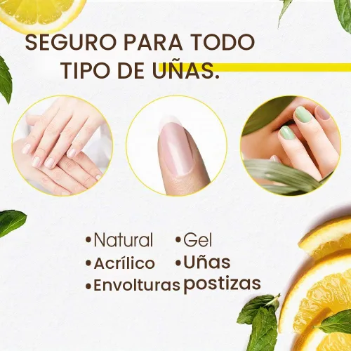 Vista 4 de Gena Nail Brite - Exfoliante blanqueador con cepillo, limpia condiciones e ilumina las uñas, 4 onzas