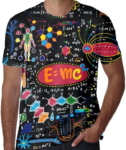 Vista 3 de Camisetas unisex de manga corta con estampado 3D para hombres y mujeres