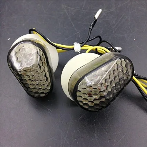 Vista 4 de XKH - Luces LED direccionales para motocicleta, compatibles con Yzf R1 R6 R6S Yzf R6 Fz6 Fz1 Fz Fazer Smoke [B00Y7CB0LA]