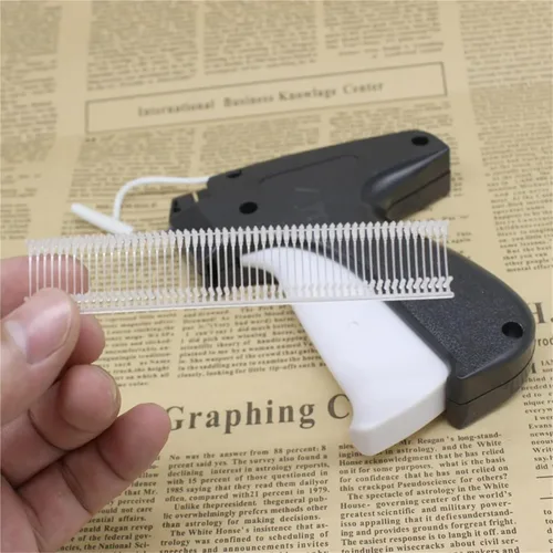 Vista 5 de 1pcs Tag Machine +1000 or 5000 pcs 10mm Barbs for Clothing Garment Handheld Clothes Label Tagging Machine with Multi