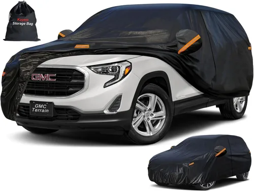Vista 98 de Kayme Cubierta de auto SUV de 7 capas ajuste personalizado para BMW X1 (2009-2025), impermeable, para todo tipo de clima, para automóviles, cubierta