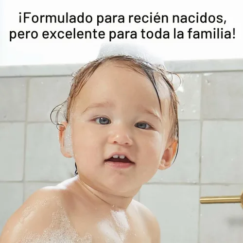 Vista 5 de Evereden - Gel de baño y champú sin perfume para bebé, 2 en 1, probado por dermatólogos