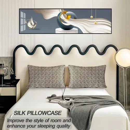 Vista 5 de Funda de almohada de seda de morera con estampado de leopardo, tamaño estándar con cremallera, ambos lados, fundas de almohada de seda pura
