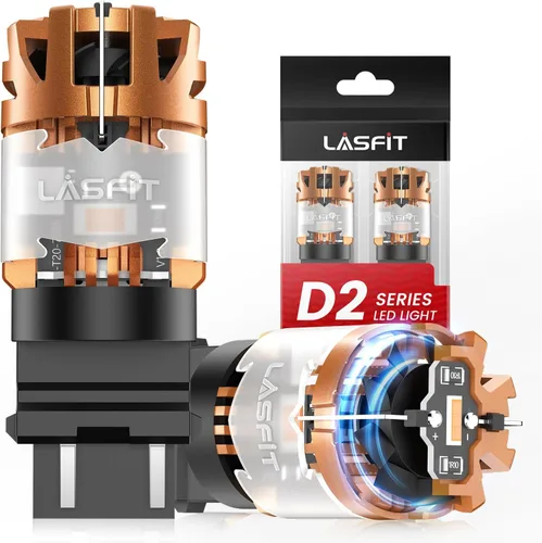 Vista 16 de LASFIT Bombilla LED D2 7507 BAU15S ámbar BAU15S luces intermitentes sin