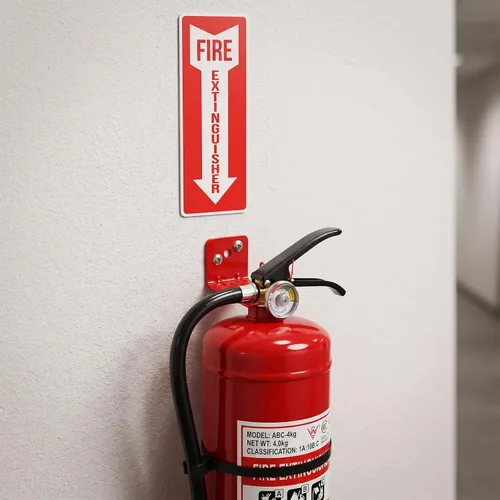 Vista 7 de Taobary Soporte de gancho de pared para extintor de incendios, paquete de 2