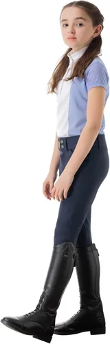 Vista 4 de Equinavia Tuva Kids - Pantalones tradicionales de tiro medio con parche de rodilla