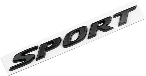 Vista 2 de Zhizhong Emblema de Letra Deportiva Tapa del Maletero Logo Insignia Trasera Compatible con Accord Civic Passport 2017-2022 (Negro Brillante)