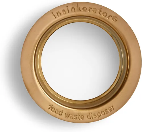 Vista 2 de INSINKERATOR Brida de fregadero de cocina para triturador de basura INSINKERATOR, FLG-BB, bronce cepillado