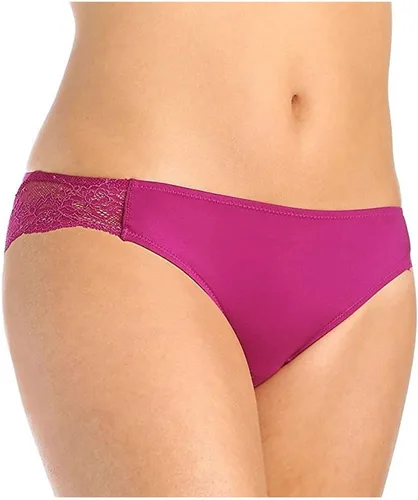 Vista 7 de Maidenform Bragas Comfort Devotion con parte trasera con encaje tipo tanga para mujer Batik Blossoms Print/Timeless Purple