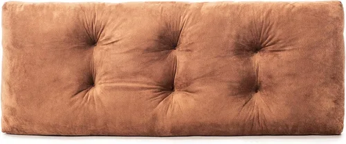 Vista 12 de Cojín de Banco, Cojines de Banco Acolchados Antideslizantes para Columpio, Almacenamiento de Zapatos, Asiento de Ventana (36x14 pulgadas, Beige) 1