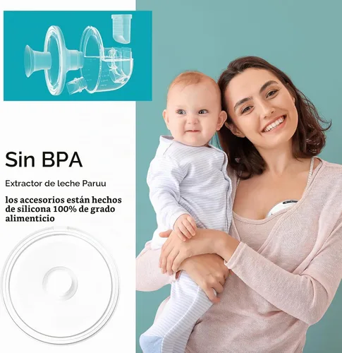 Vista 2 de Paruu Inserto de brida P10 de 1.102 in, piezas originales de extractor de leche, accesorios de repuesto de extractor de leche portátil, 1 paquete
