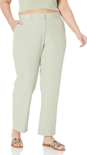 Vista 4 de The Drop Abby Pantalón frontal plano para mujer