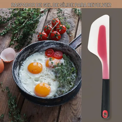 Vista 5 de DOERDO - 2 espátulas de tortilla para cocina, tortilla de silicona, espátula de pigmento, espátula plegable para tortilla de cocina, tortitas