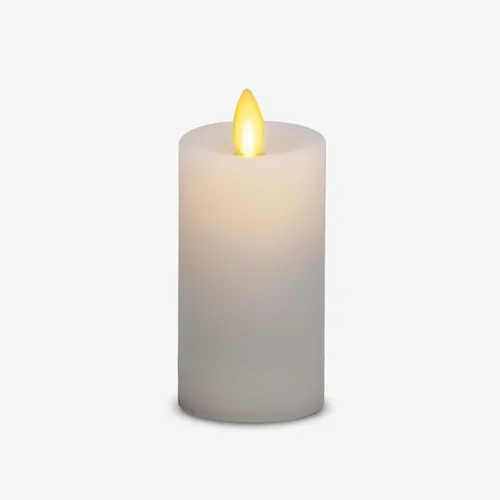 Vista 8 de Luminara Vela LED Clásica Delgada Sin Llama, Burdeos 2" x 4.25", Pilar de Llama en Movimiento Operado por Batería con Temporizador, Vela de Cera