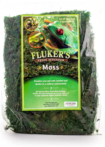 Vista 4 de Fluker's Musgo de terrario de reptil verde, 4 cuartos de galón