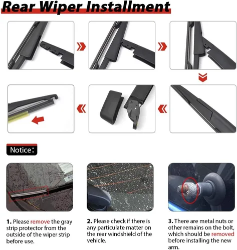 Vista 7 de OTUAYAUTO - Limpiaparabrisas trasero para Ford