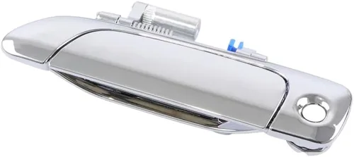 Vista 2 de Manija de puerta exterior cromada Cerradura exterior delantera trasera compatible con Honda Civic 2001 2002 2003 2004 2005 (delantera izquierda)