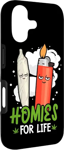 Vista 3 de Homies for Life Marijuana Weed Cannabis 420 - Carcasa para iPhone 17