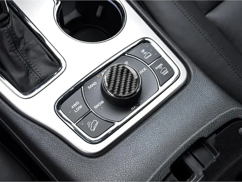 Vista 2 de SUNJIKA Pomo del botón de la palanca de cambios para Jeep Grand Cherokee Negro